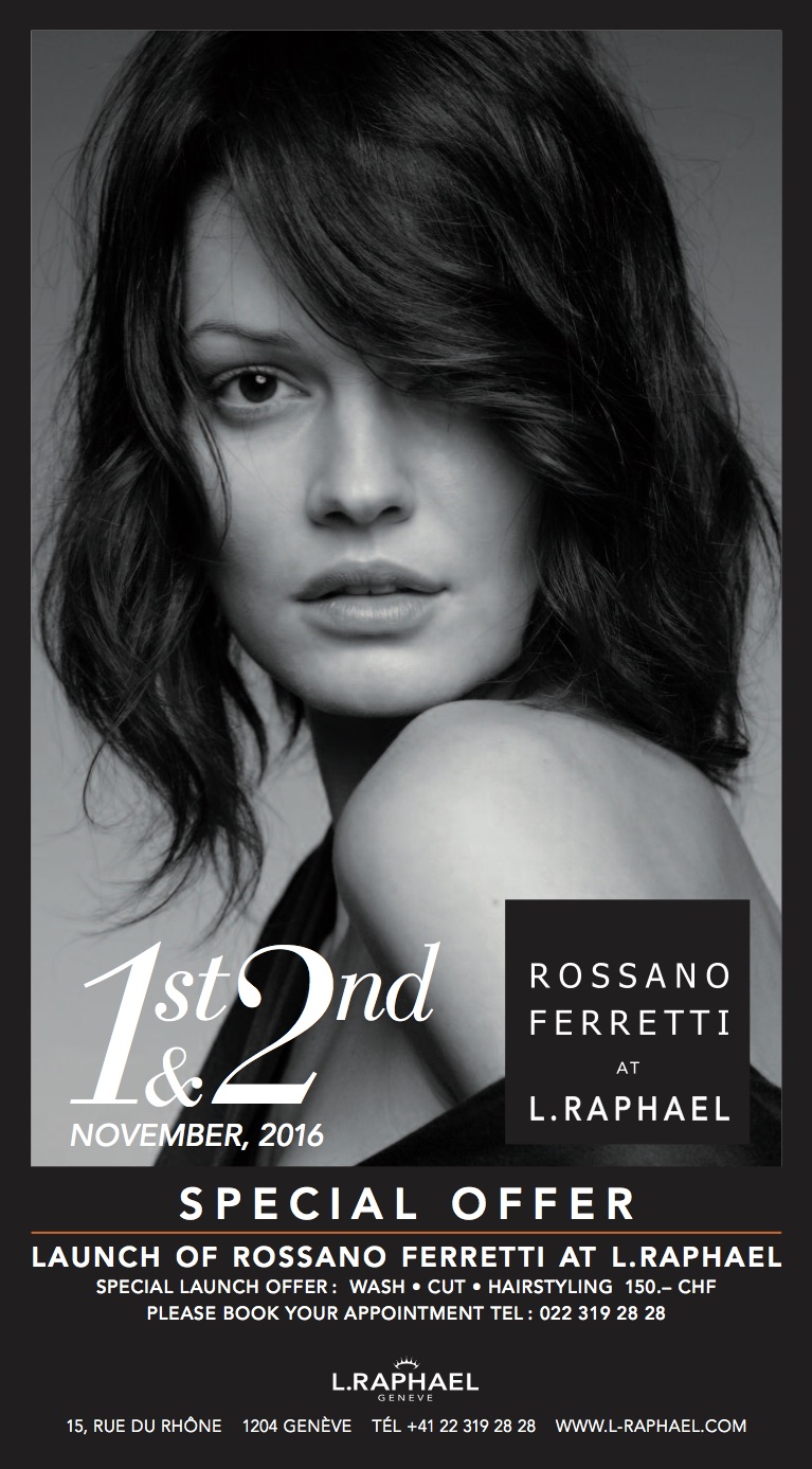 Rossano Ferretti at L.RAPHAEL - November 1-2, 2016