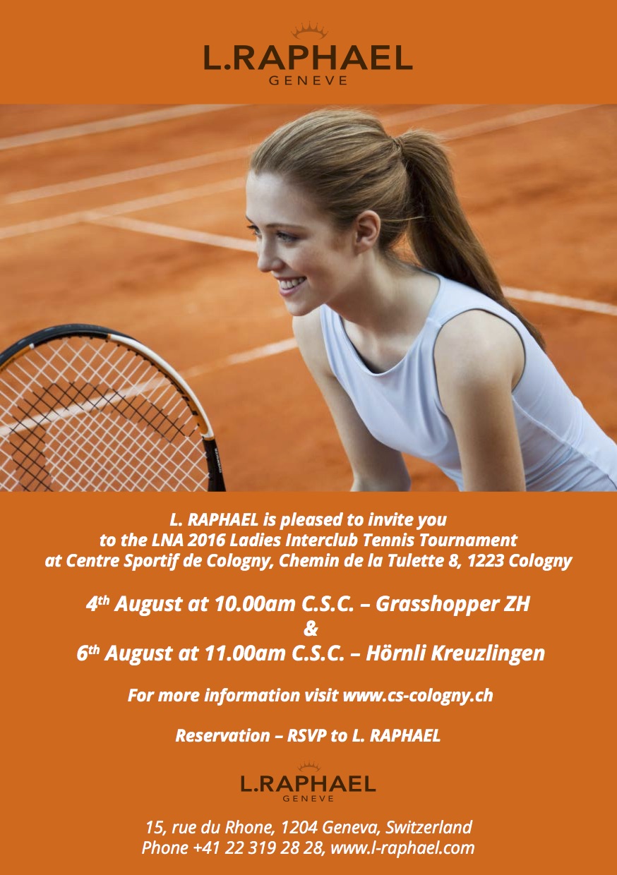 LNA 2016 Ladies Interclub Tennis Tournament
