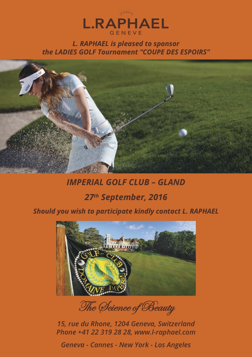 LADIES GOLF Tournament "COUPE DES ESPOIRS"